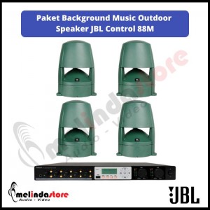 Paket Background Music Outdoor Taman Kolam Speaker JBL Control 88M | 4 Speaker